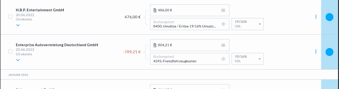 Gewährte Skonti buchen