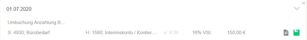 Umbuchung im Juli im Freien Buchen