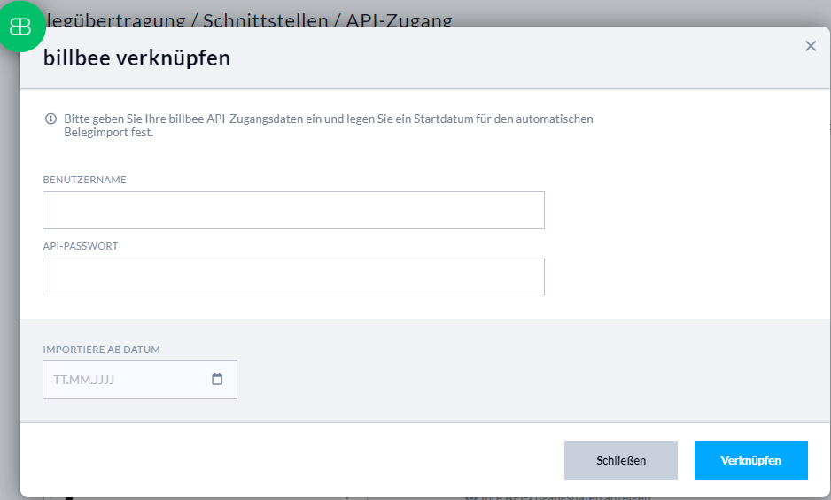 Verknüpfung zwischen Nuumera und Billbee herstellen