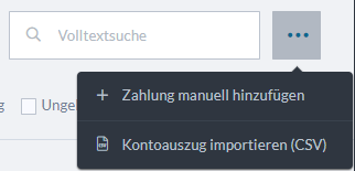 Zahlung manuell in Nuumera hinzufügen