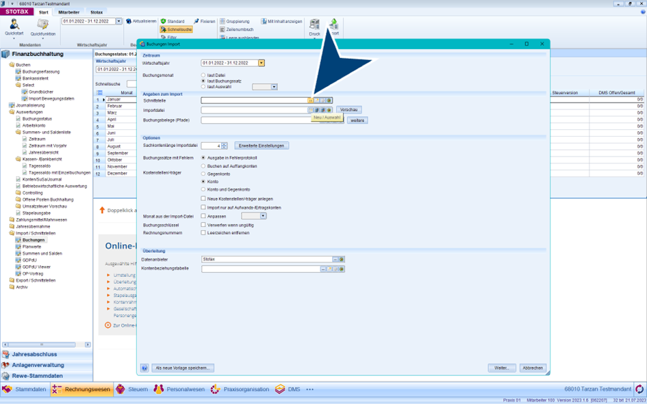 Schnittstellenkonfiguration