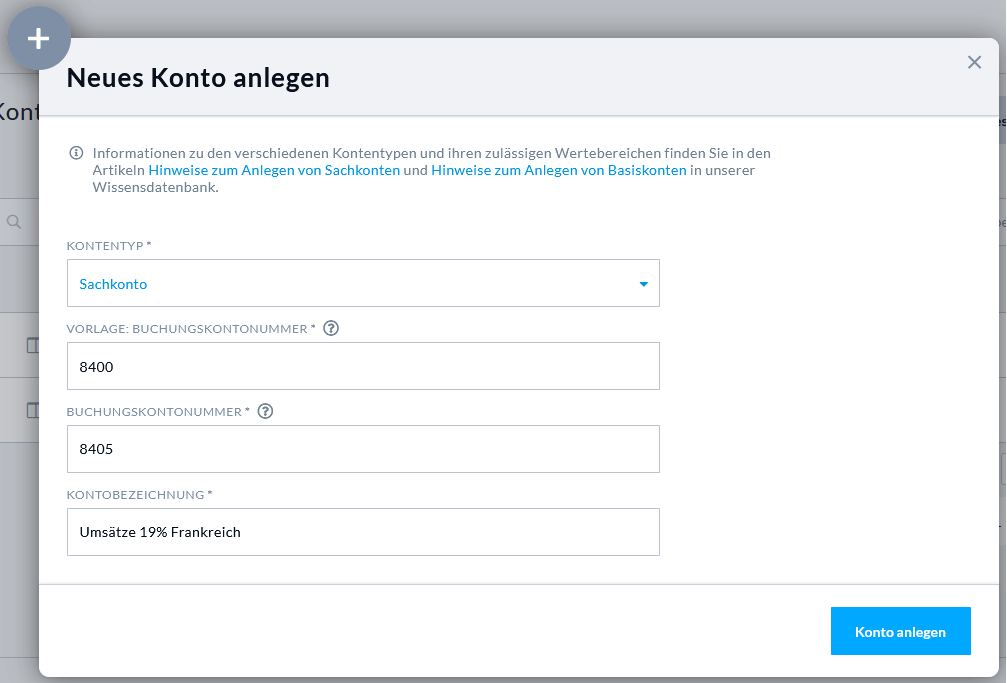 Erfassen der Umsatzerlöse der Verkäufe in anderem EU-Land