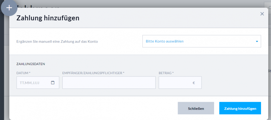 Zahlung in Nuumera hinzufügen