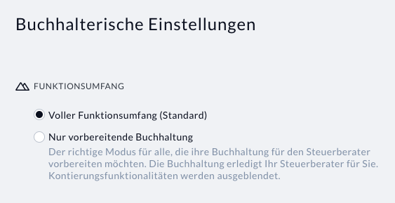 Nuumera Funktionsumfang anpassen