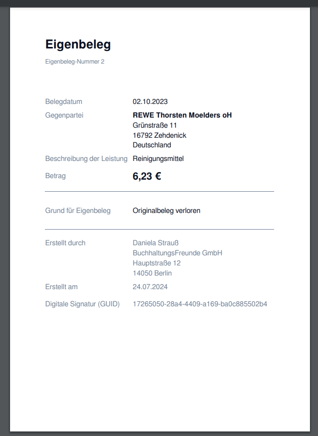 Vorschau und Erstellen